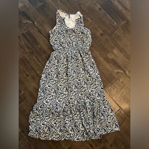 Stetson Indigo Tapestry Print Prairie Dress - XS